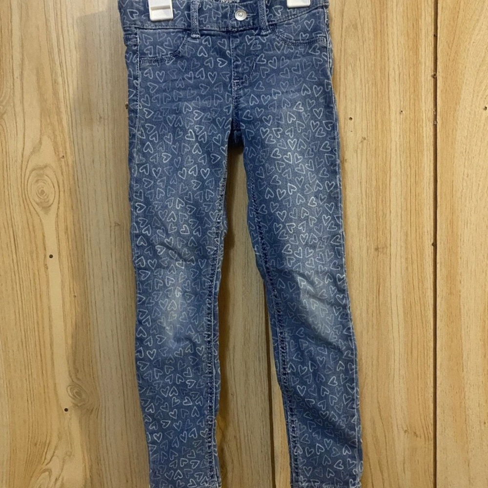 Wonder Nation Blue Heart Print  Skinny Jeans